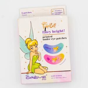 Disney TINKER BELL Under Eye Patches The Creme Shop 6 Patches 3 Pair